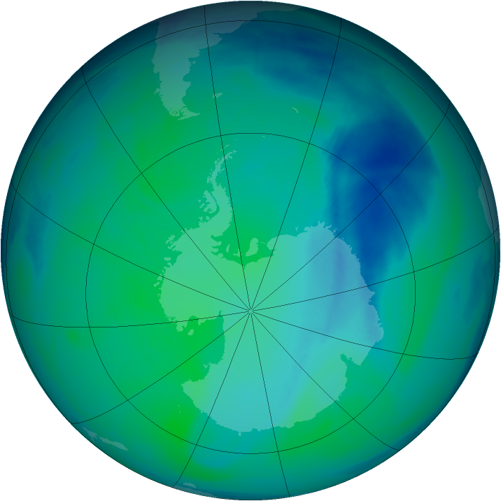 Ozone Map 2006-12-18